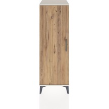 Hyperion Dolap Tek Kapaklı Tek Askılı 44x44x134 Aytaşı-çam Aytaşı
