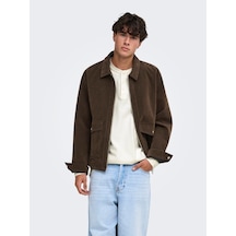 Only & Sons Jack Jones Only&sons Erkek Kahve Süet Ceket 22038798 Kahverengi