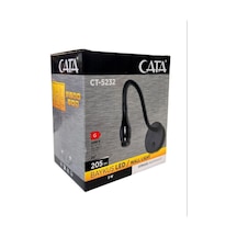 Cata Ct-5232 3 Watt Baykuş Ledli Aplik Günışığı Siyah