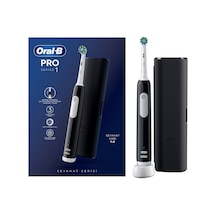 Oral-B Pro Series 1 Şarjlı Siyah Diş Fırçası + Seyahat Kabı