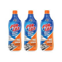 Porçöz Ekstra Güçlü Yağ Çözücü Çamaşır Suyu Katkılı 3 x 1 L