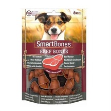 Smartbones Sığır Etli Mini Düğüm Kemik Köpek Ödülü 8'li 128 G