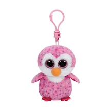 Boo S Glider Penguen Peluş Anahtarlık Pembe