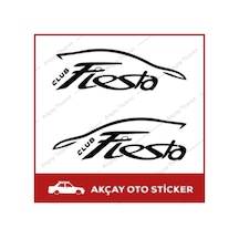 Fiesta Club Sticker Fiesta Sticker Oto Sticker Arma