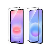 Samsung Galaxy A37 5g - A57 5g İle Uyumlu Anti Statik Ekran Koruyucu Toz Tutmayan Kırılmaz Cam