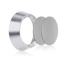 58mm Espresso Dozaj Hunisi Disk Ekran Takımı 2 Filtreli Gümüş