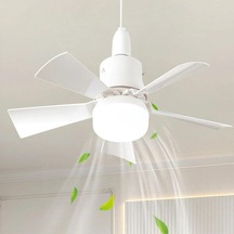 82 Watt 3 Renk Yanma Modlu Dimlenebilir Cata Karayel Kumandalı Fan Led Ampul