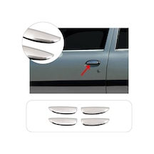 Dacia Logan Sedan Uyumlu 2004-2012 Krom Kapı Kolu 4 Kapı Paslanmaz  Çelik