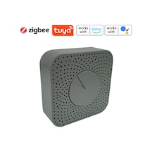 Tuya Zigbee Akıllı Hava Kalitesi Monitörü 5'i 1 Arada Gri