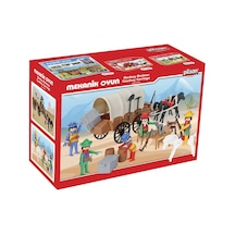 Pilsan Oyuncak Mini Mekanik Serisi: 2 Kovboy Arabası 04003