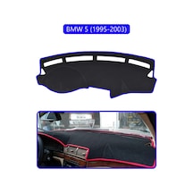 Bmw 5 1995-2003torpido Koruma Halısı Mavi Kenar