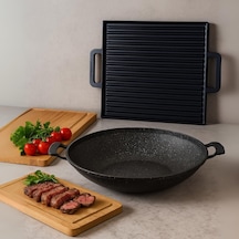 Prochef 2 Parça Döküm Izgara Gözleme Sac Tava Diğer