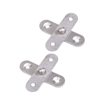 Homyl 2 Adet Paslanmaz Çelik Gizli 360 Derece Döner Menteşe Tarif Edildiği Gibi