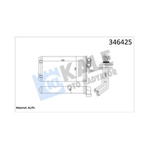 Kale 346425 Kalorifer Radyatörü - Renault Laguna 1993-2001 1.8 7701039481
