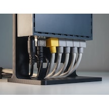 Mikrotik Uyumlu Hex Router Standı B Tipi 22mm Masa Üstü Ağ Ciha