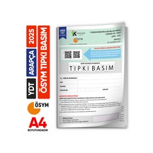 2025 Yks Ydt Arapça Ösym Tıpkı Basım Çıkmış Soru Deneme Kitapçığı Türkiye Geneli
