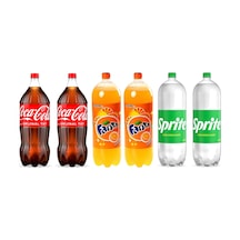 Coca-cola + Fanta + Sprite 6 x 2500 ML