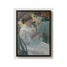 Klasik Sanat Cassatt Balkonda Çerçevesiz Poster 21x30 Cm A4 Tablo Klasik Sanat Yağlı Boya