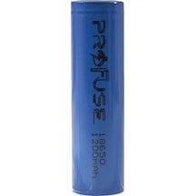Profuse 1200 mAh 3.7 V Başsız 18650 Li-Ion Şarj Edilebilir Pil