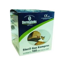 Dermateks Steril Gazlı Bez 100 Adet