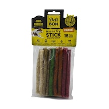 Delibon Deriden Munchy Çubuk Karışık Renk, Thıckx15pcs., Çok Renkli