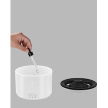 3d Alev Işıklı Aromaterapi Makinesi 360 Ml Su Kapasiteli Sessiz Difüzör - Lisinya