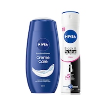 Creme Care Nemlendirici Duş Jeli 250ml Ve Kadın Sprey Deodorant Black&white Invisible Clear 150ml Diğer