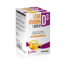 Ledapharma Leda Vitamin D3 1000 Iu 30 Kapsül