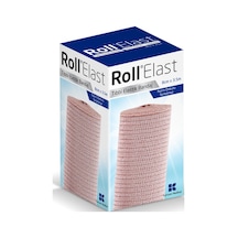 Roll Elast Tıbbi Elastik Bandaj 8 CM x 3.5 M Ten Rengi