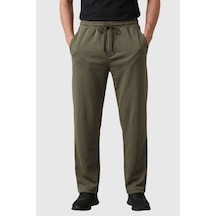 Rizzup Haki Baggy Style Likralı Lastikli İpli Erkek Spor Pantolon 2600262