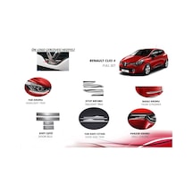 Renault Clio 4 Krom Set 6 Takım 17 Parça