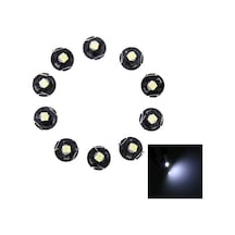 Sones 10 Adet 0.5w T4.2 Kama Gösterge Paneli Led Işık Pano Göstergesi Küme Gösterge Lambası Ampulü Beyaz Işık