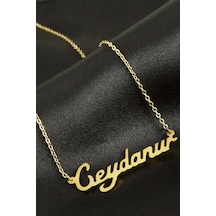 Ceydanur İsimli Kolye -sarı N145 altın