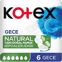 5 Adet Kotex Natural Ultra Single Gece 6lı