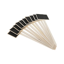 Suntek 10 Adet Mini Ahşap Blackboard Yazı Tahtası Ahşap Stick