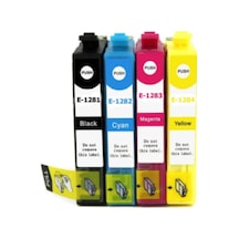 Epson İle Uyumlu T1281 T1282 T1283 T1284 4 Renk Kartuş Seti