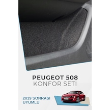 Peugeot 508 Iı / 2019 Sonrası Uyumlu Konfor Seti Ceplere Özel Yapışkanlı Premium Görünüm Kaplama 2019 Sonrası / 2.nesil