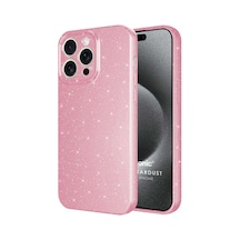 Microsonic Apple iPhone Uyumlu 15 Pro Kılıf Grand Stardust Pembe -