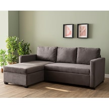 Pafu Kado Yataklı Köşe Koltuk Takımı - Soho Gri Gri