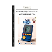 Özel Seri Keyifli Nostalji Eglencelik Oyun Kolu Atari Joystick Tetris Gameboy Gc011 Mavi