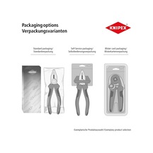 Knipex Kombine Pense, Krom Kaplama, Çok Bileşenli Manşonlarla Izo