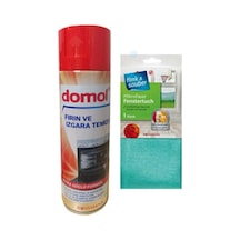 Domol Fırın Ve Izgara Temizleyici + Flink&Sauber Microfiber Cam Bezi