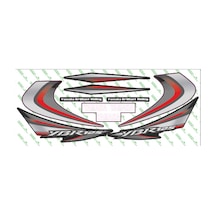 Yamaha Ybr 125 2010 Kırmızı Sticker Set