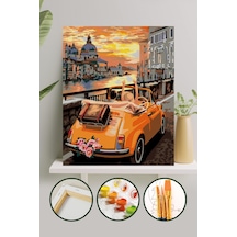 Sayılarla Boyama Tuval Seti 40x50 Cm - Tatil
