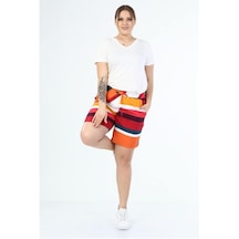 Myline Beli Lastikli Cepli Şort (501596280)