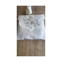 Fransız Güpürlü Zarf Bohça Nişan Söz Saten Bohça Lüks 3 Boyutlu Çeyizlik Bohça 50x50 Cm 1 Adet Bzckh1522 Çok Renkli