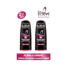 Elseve Komple Direnç Dökülme Karşıtı Bakım Kremi 390 Ml 2'li Set