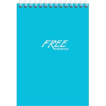 Keskin Color Bloknot Spiralli Free Office A4 80 Yp Düz Diğer