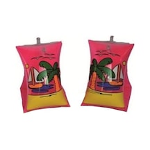 Bermuda Gemi Desenli Şişme Kolluk Pembe 30x15 Cm Pembe