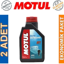 Motul Marine Outboard 2t 1 L 2 Zamanlı Tekne Motor Yağı 2 Adet